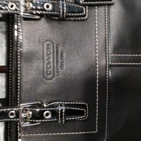 💝Coach Black leather purse Authentic - Picture 5 of 15